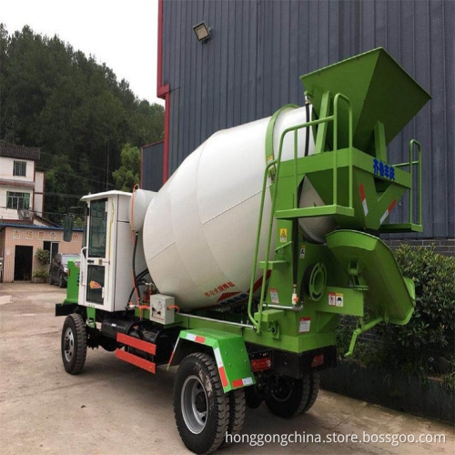 Self-feeding Portable concrete Mixer